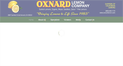 Desktop Screenshot of oxnardlemon.com