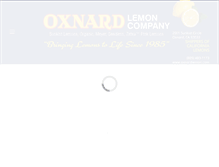 Tablet Screenshot of oxnardlemon.com